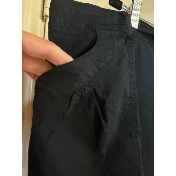 Lane Bryant Womens Black Shorts Size 24 With Button Closure & Pockets Cotton/Spa - Picture 4 of 7